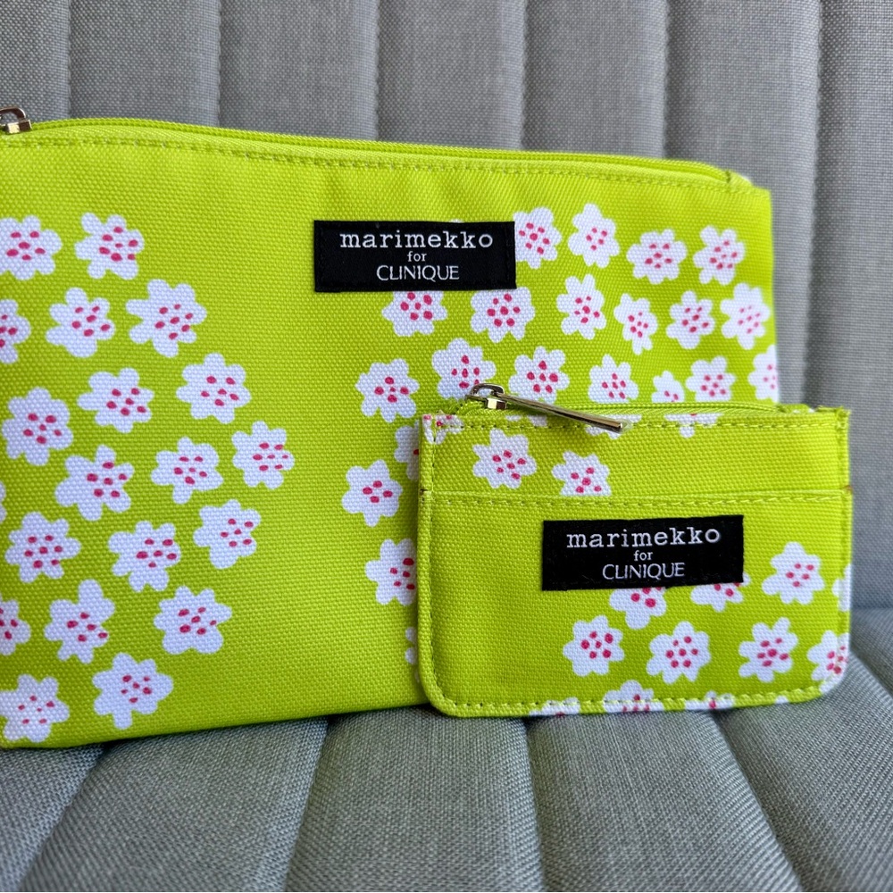 Marimekko for Clinique Floral Cosmetic Bags